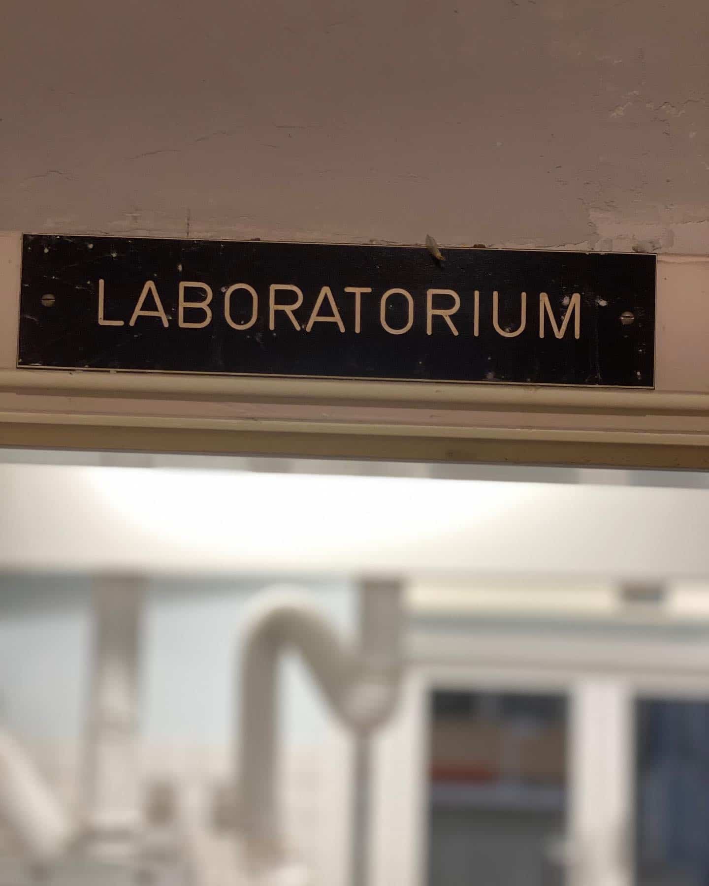 Vi har et laboratorie