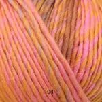 004 Gul, Oliven, Orange og Rosa
