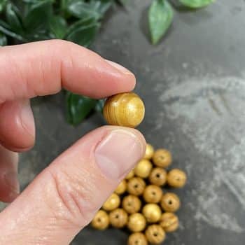 25 stk. Træperle 12 mm til hoved