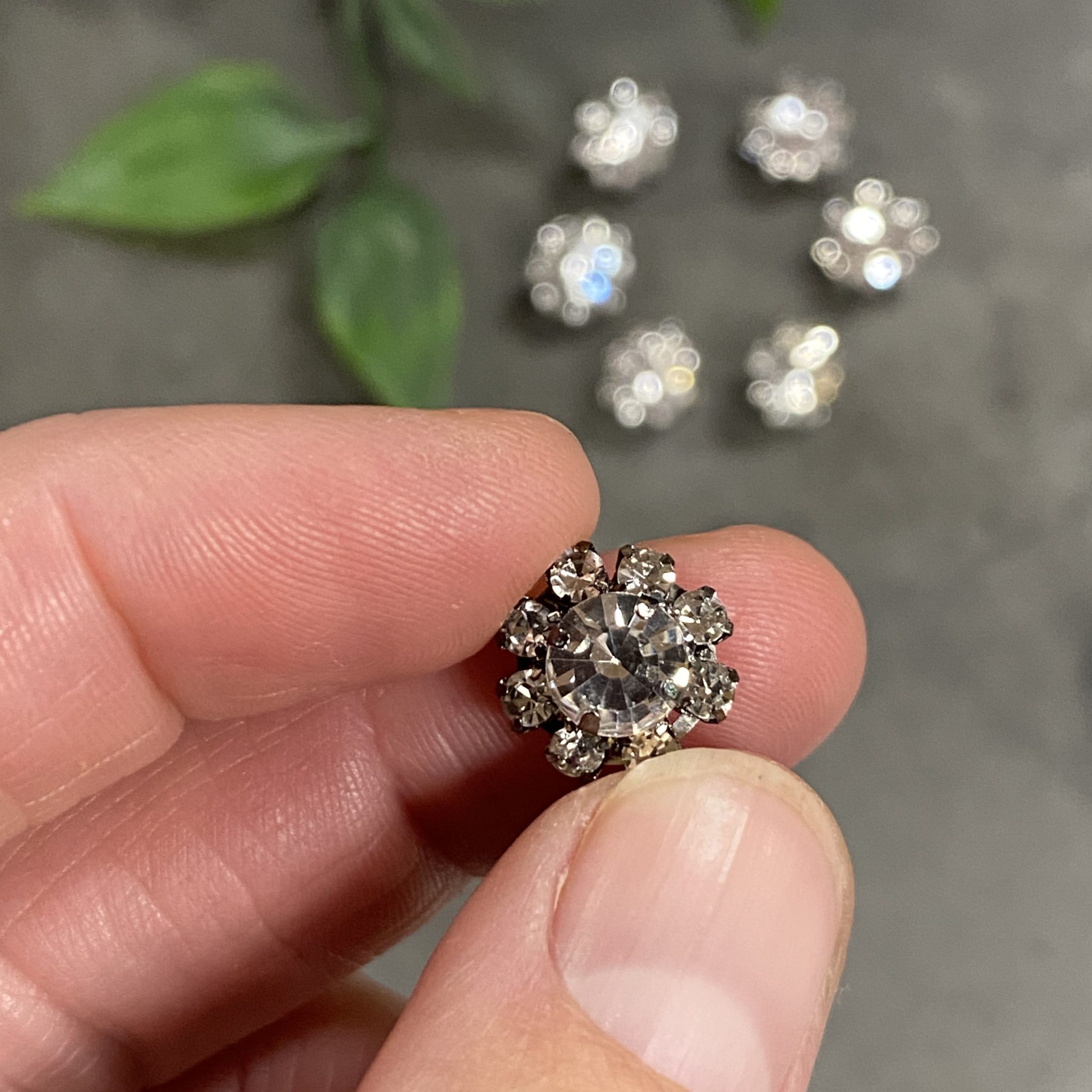 10,5 mm Blomsterknap med Similisten - Billede 5