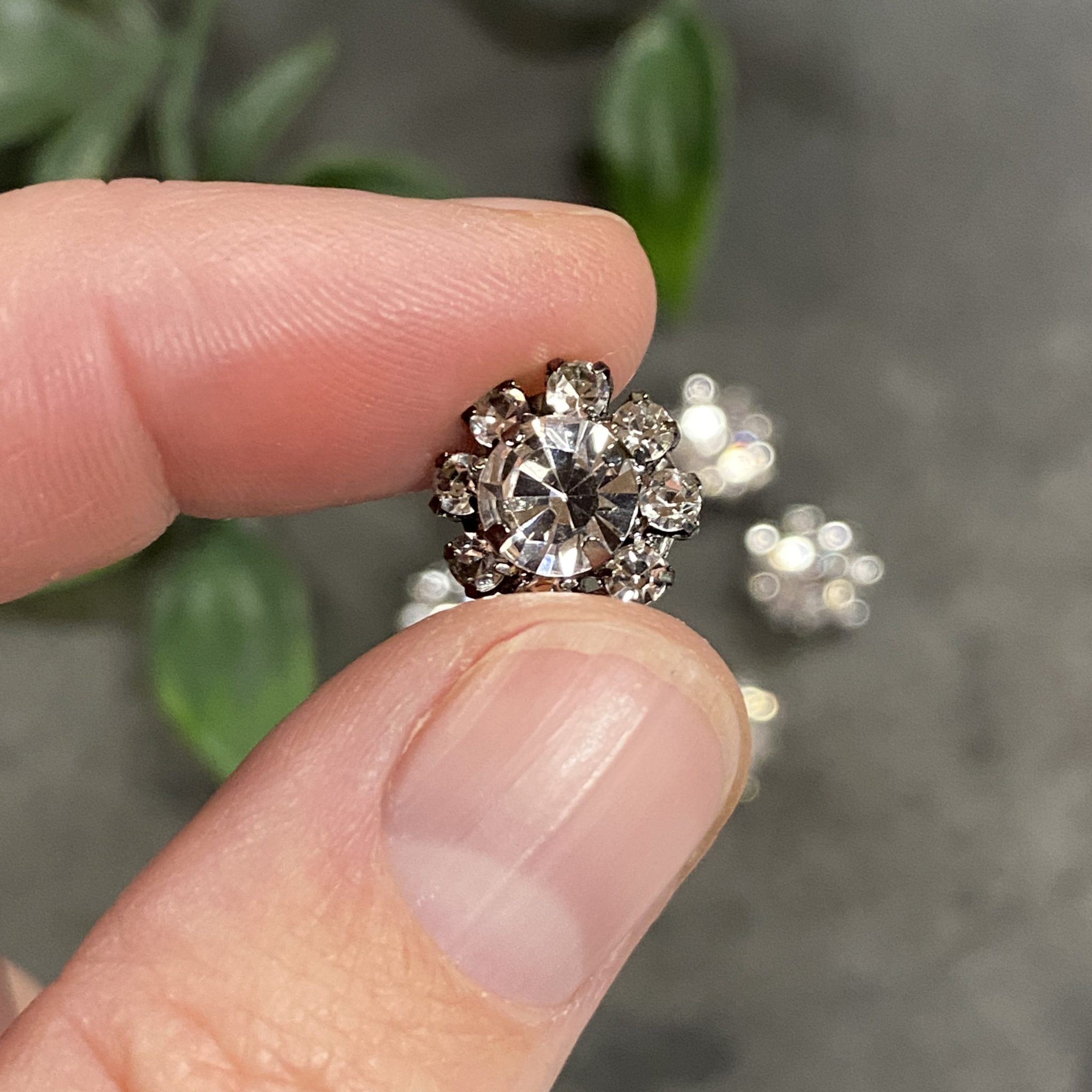 10,5 mm Blomsterknap med Similisten