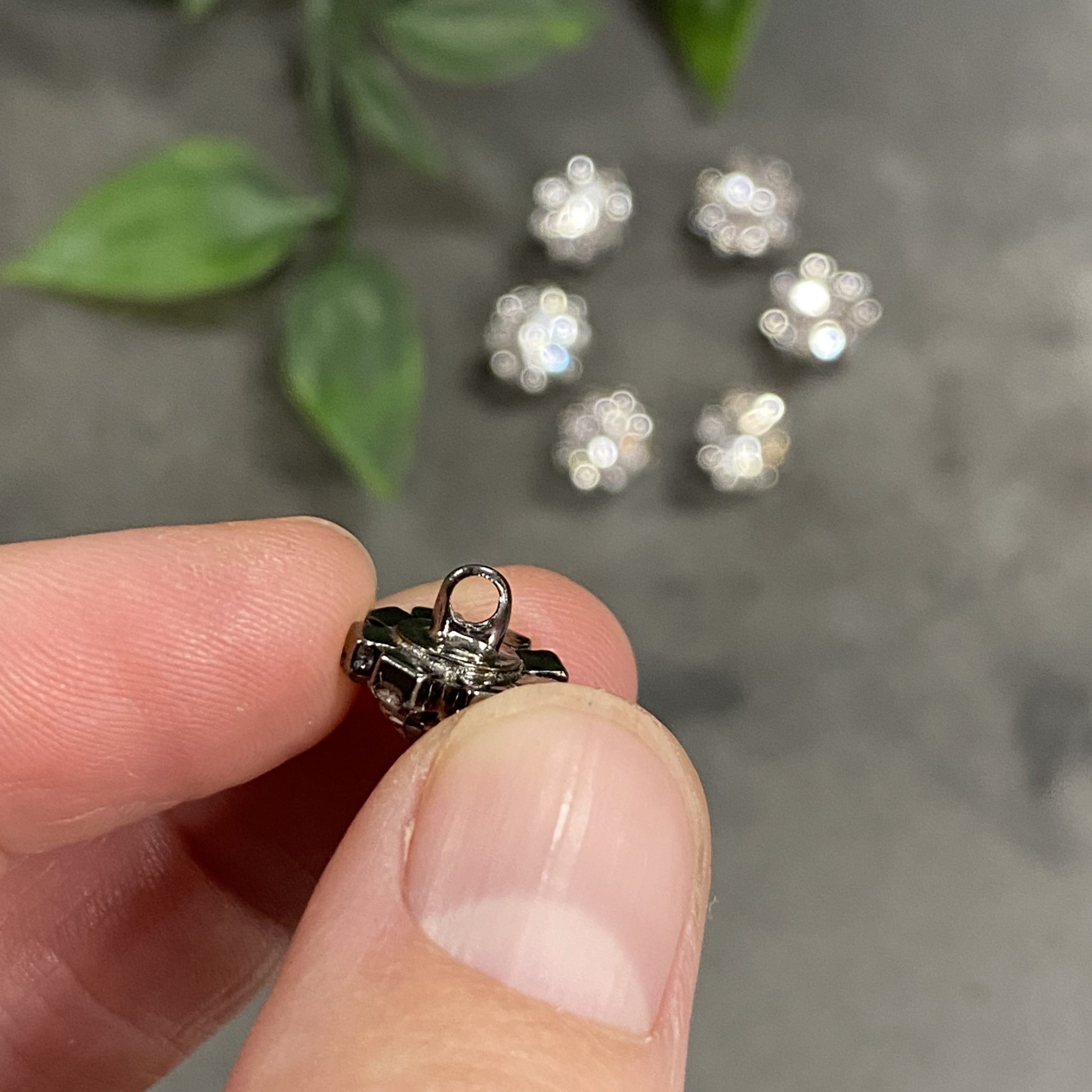 10,5 mm Blomsterknap med Similisten - Billede 3
